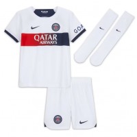 Camisa de Futebol Paris Saint-Germain Vitinha Ferreira #17 Equipamento Secundário Infantil 2023-24 Manga Curta (+ Calças curtas)